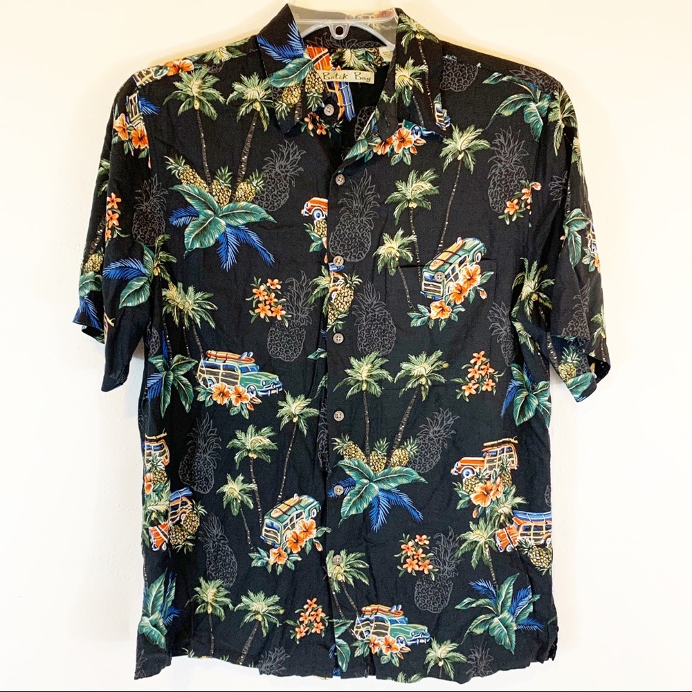 Batik Bay Hawaiian Shirt Tropical Mens Shirt Med